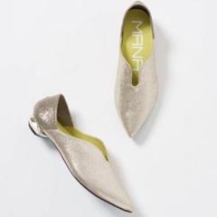 Mana ふかふかバブーシュ　ゴールド　35/22.5cm Mana ふかふかバブーシュ ゴールド 35/22.5cm - メルカリ
