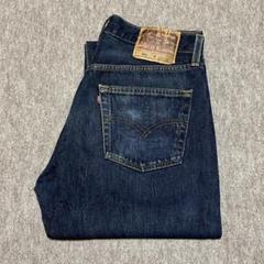 Levi's 501 デニムパンツ 濃紺 色落良 縦落 USA製 W33