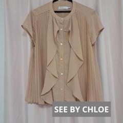 see by chloe シーバイクロエ フリルブラウス ピンク - メルカリ