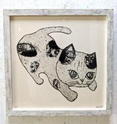 新春最安価格❗手作り額付き銅版画応用絵画title「きらめき