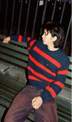 トップス Supreme Loose Gauge Stripe Small Box Supreme Loose Gauge Stripe Small Box Sweater Khaki Men's