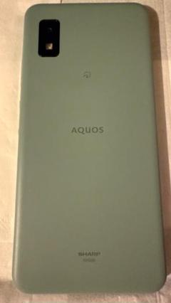 【美品】 SHG06 AQUOS wish オリーブグリーン 本体 シャープ