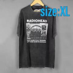 【黒/XL】RADIOHEAD レディオヘッドバンドTシャツのサムネイル