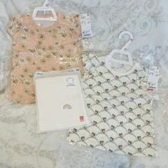 ユニクロ UNIQLO ポール&ジョー 花柄&猫&虹Tシャツ90cm 3点