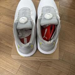 Puma ゴルフシューズ ホワイト/グレー　26.5 フィット感は小さめ