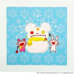 村上隆 エディションサイン入り版画「雪月花 雪ダルマとカイカイキキ」のサムネイル