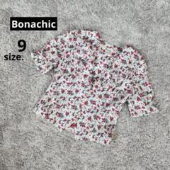 【Bonachic 東京三恵】シースルーシャツ・ブラウス・昭和レトロ・小花柄M