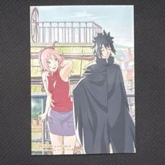NARUTO＆BORUTO J-WORLD 特典 サスケ＆サクラ イラストシート