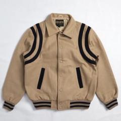 Vintage ヴィンテージ 袖ライン スタジャン テデイジャケット 楽天市場】80s USA製 SWINGSTER USN ネイビー サテン スタジャン