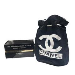 O16883 CHANEL 巾着バッグ ショルダー ココマーク ノベルティ