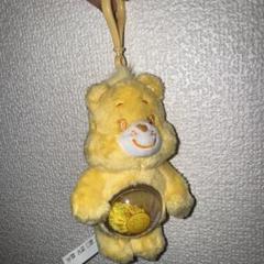 ケアベア キーホルダー イエロー ぬいぐるみ