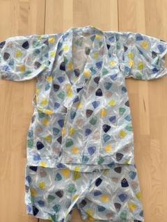 青系花柄甚平 100cm~