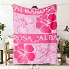 ALBA ROSA(アルバローザ)でかっハイビスカス☆毛布【150×200cm】