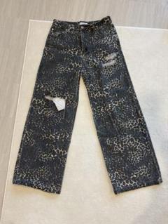 Forget-me-nots フォーゲットミーノッツレオパードダメージデニム