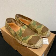 9D / 27cm-27.5cm RRL エスパドリーユ カモフラージュ /迷彩