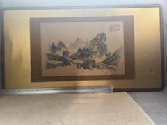 「霊峰幽水 水墨縦額装アート」 LOVUS gallery】書道家 万美×現代水墨画家 CHiNPANによる2人展
