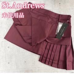 未使用品 セントアンドリュース プリーツ スカート ゴルフウェア ボルドー M m77969357429_1.jpg?1748917580
