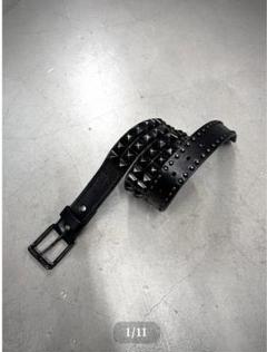 unconscious スタッズレザーベルト