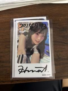 チェキ風フォトカード 青木陽菜 直筆サイン