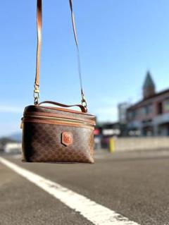 CELINE セリーヌ マカダム ゴールド金具ショルダーバッグ バニティバッグ STORES.jp（ストアーズドットジェーピー）の「CELINE セリーヌ