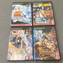PS2 ソフト4本セット（テニプリ、ナルト、シャーマンキング、ワンピース）