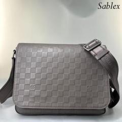 【超極美品】ルイヴィトン ダミエアンフィニ ディストリクトPM グラニ LOUIS VUITTON - LOUIS VUITTON ルイ ヴィトン ダミエアンフィニ