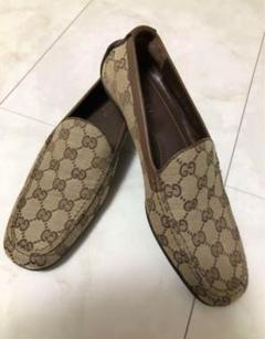最終お値下げGUCCI もこもこローファーベージュGG柄 最終お値下げGUCCI もこもこローファーベージュGG柄