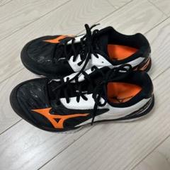 バドミントンシューズ Mizuno 25.0 cm ブラック/オレンジのサムネイル