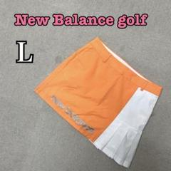 ★中古品★ New Balance golf スカート　オレンジ　Lサイズ
