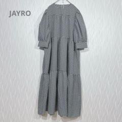 JAYRO（ジャイロ）ギンガムチェック ティアードワンピース M