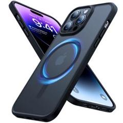 ♡iPhone 13 pro 用 ケース 半透明 マグネット 耐衝撃マット