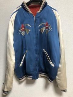 Jankstar レオパード リバーシブル スカジャン 豹柄 ブラックパンサー Jankstar レオパード リバーシブル スカジャン 豹柄 ブラック
