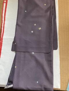 夏物　変則絽　鞘型　昆虫　きのこ　小紋　正絹