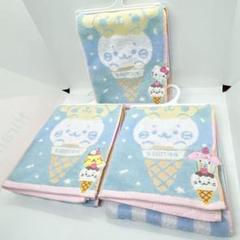 【新品未使用】タグ付き　ドンキ限定　しろたん×サンリオ　フェイスタオル×3