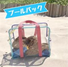 【新品未使用】プールバック クリア トート ビニールバッグ 防水 推し活 水泳