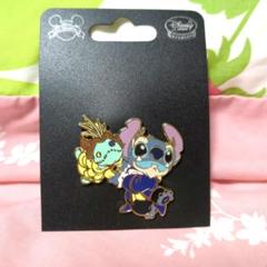 パリ ディズニー 美女と野獣 ピンバッジ セット ピンバッチ 非売品♡ディズニー♡美女と野獣♡ピンバッジ2個セット