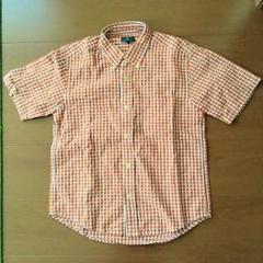 【ほぼ未使用】キッズチェック半袖シャツ140