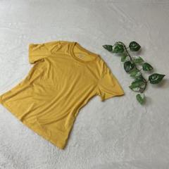 patagonia パタゴニア ボーダーtシャツ USA製 S サイズ　イエロー