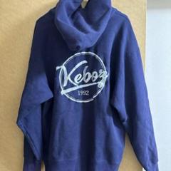 【ワイドシルエット】ケボズ☆ビッグバック刺繍ロゴ入りパーカー　即完売品/2227 ワイドシルエット】ケボズ☆ビッグバック刺繍ロゴ入りパーカー