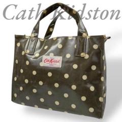 Cath Kidston キャス キッドソン ハンドバッグ ドット グリーン