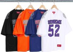 Supreme Spiderweb Football Jersey 黒 ブラックのサムネイル