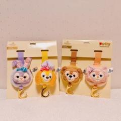 3 上海ディズニー カー用品 ダッフィー リーナベル ヘッドレスト