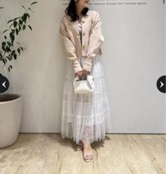 新品タグ付き♡ Arpege story レースハギコットンスカート♡ 新品タグ付き♡ Arpege story レースハギコットンスカート