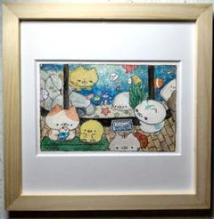 手作り額付き絵画　title「はるうららニャンコ」 手作り額付き絵画 title「はるうららニャンコ」 - メルカリ