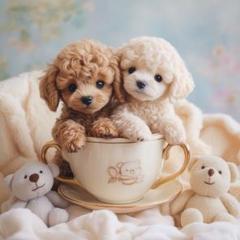 ❣️再販❣️ パネル生地　犬8柄　即購入⭕️
