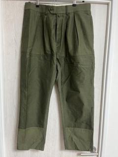 新品 NEAT 米軍 US ヴィンテージ テントクロス ワイド パンツ 48 NEAT US ヴィンテージ テントクロス テーパード パンツ