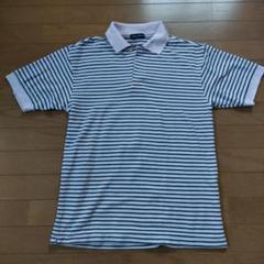 Aqua Blues ポロシャツ ストライプ