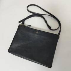 CELINE セリーヌ トリオ ラージ ショルダーバッグ ネイビー 美品 楽天市場】セリーヌ バッグ トリオ ラージ ショルダーバッグ