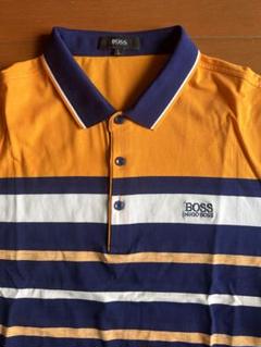 （お値下げ）Hugo Boss ストライプゴルフポロシャツ