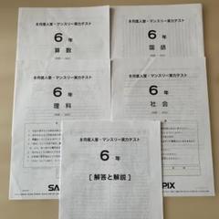 2025年最新】sapix 入室テストの人気アイテム - メルカリ